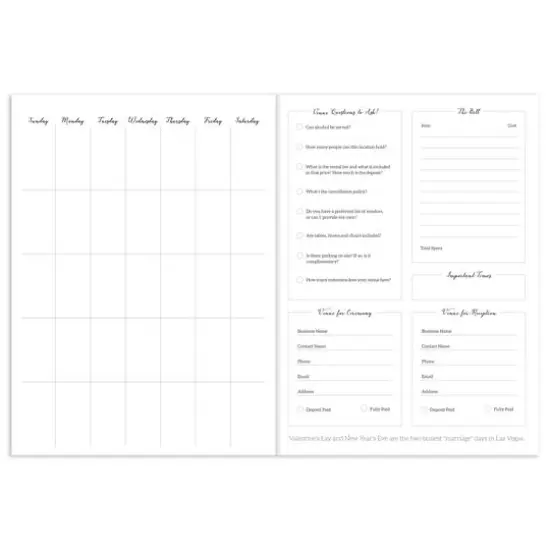 TF Publishing OMG! All the Things To Do Before I Do Undated Monthly Wedding Planner {6}