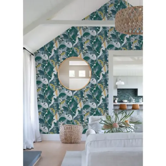 RoomMates Adelaide Peel & Stick Wallpaper Teal {4}