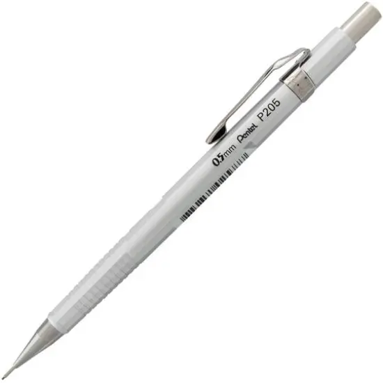 Pentel&reg; Sharp Mechanical Pencil, 0.5mm Metallic Silver {1}