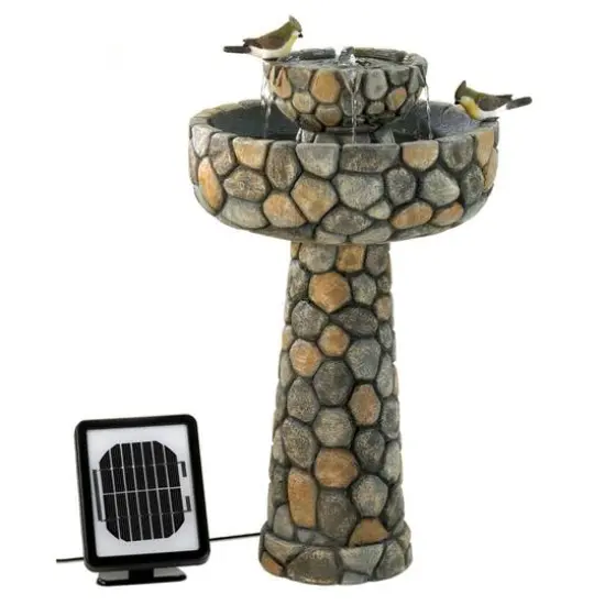 25" Wishing Well Solar Water Fountain {1}