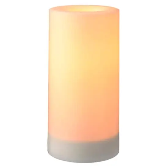 White 3" x 6" LED Outdoor Pillar Candle By Ashland&reg; {5}