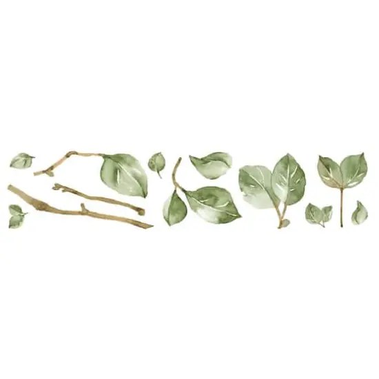 RoomMates Leaf Twig Peel & Stick Giant Wall Decals {4}