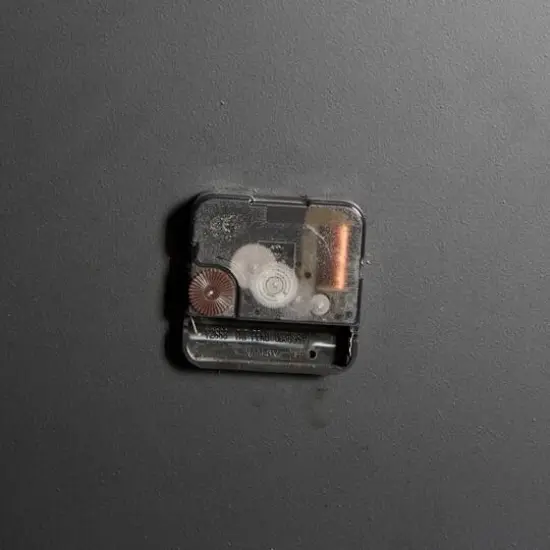 Black Metal Farmhouse Wall Clock, 32" x 32" x 2" {7}