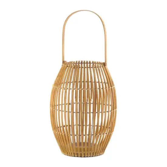 23" Bamboo Candle Holder Lantern {1}
