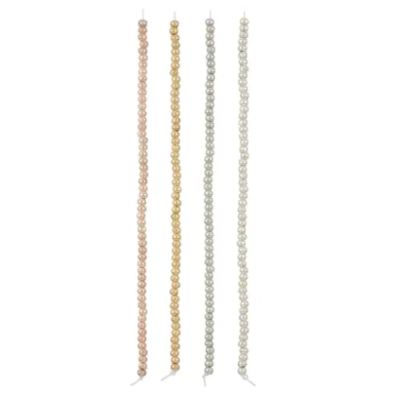 Multicolor Metal Rondelle Beads, 3mm by Bead Landing&trade; {4}