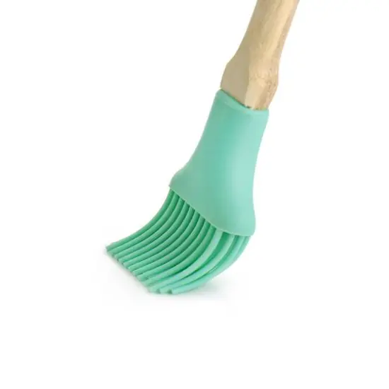 Martha Stewart Everyday Mint Silicone Mini Spoonula and Brush Utensil Set {7}