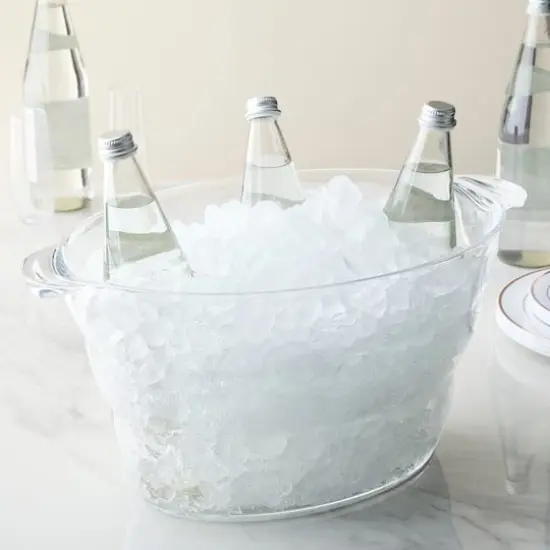 3.17gal. Clear Plastic Ice Pail by Celebrate It&trade; {3}
