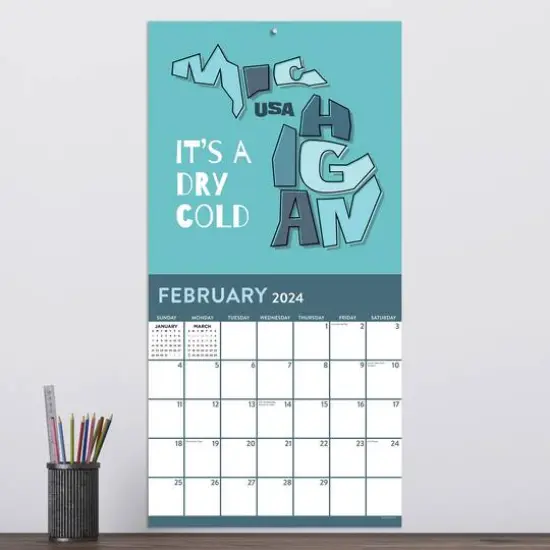 TF Publishing 2024 Home: Michigan Wall Calendar {5}