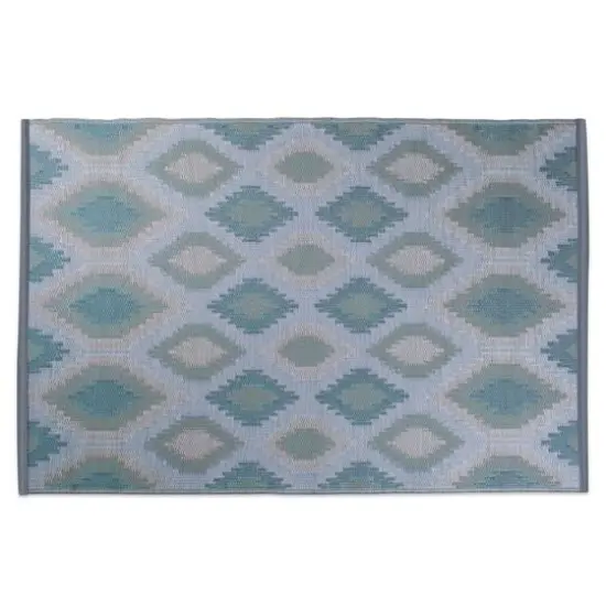 DII&reg; Green Ikat Outdoor Rug, 4ft. x 6ft. {4}