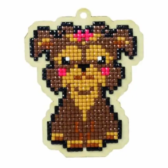 Wizardi Dog Lady Diamond Painting Ornament Kit {1}