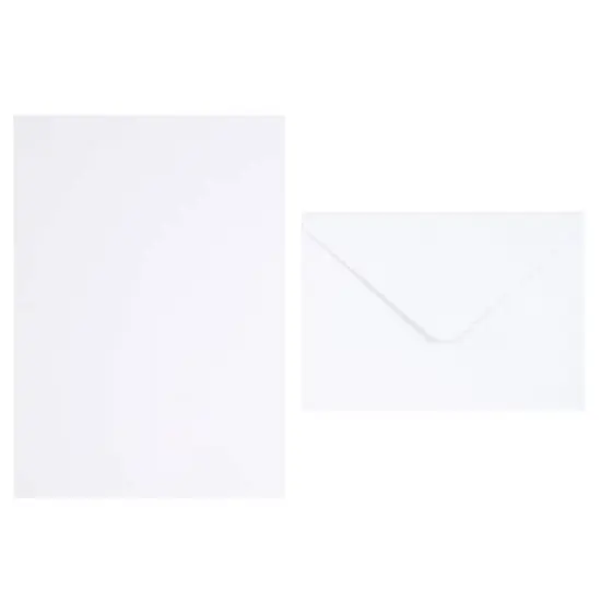 Folded Cards & Envelopes by Recollections&trade;, 3.5" x 4.87" White {3}