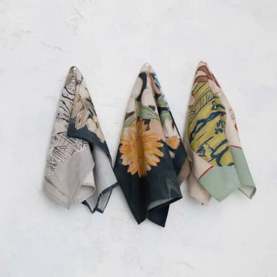 Hello Honey&reg; 28" Floral Elegance Tea Towel Set {3}