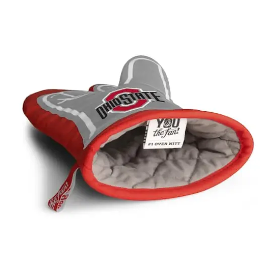 Quilted No.1 Oven Mitt Ohio State Buckeyes {5}