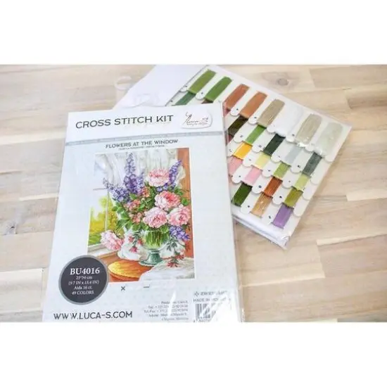 Luca-s Flowers At The Window Counted Cross Stitch Kit {5}