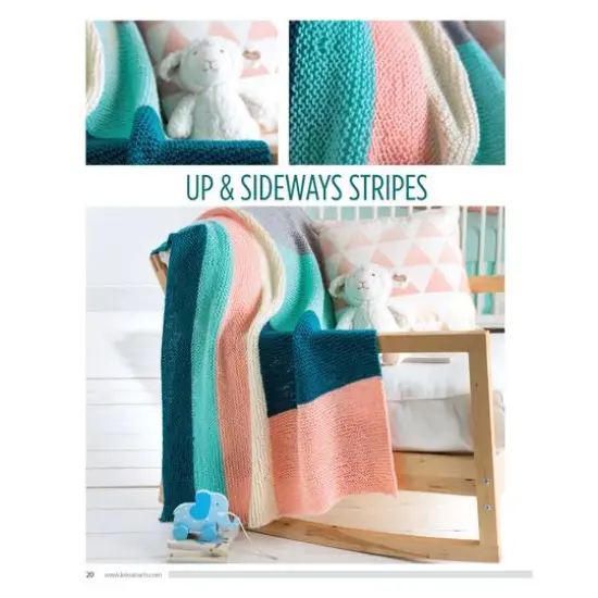 Leisure Arts&reg; Knit Color Block Blankets Book {13}