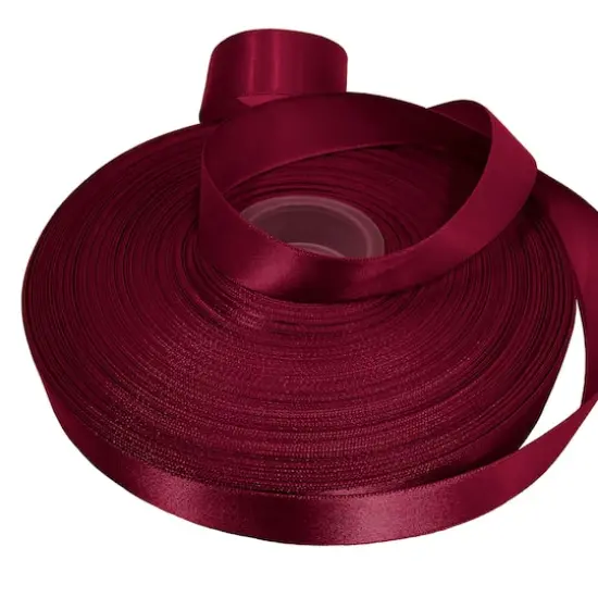 Gwen Studios Double Faced Satin Ribbon Burgundy {4}