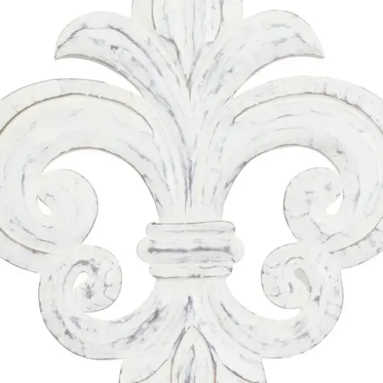 24" White French Themed Wood Wall D&eacute;cor {4}