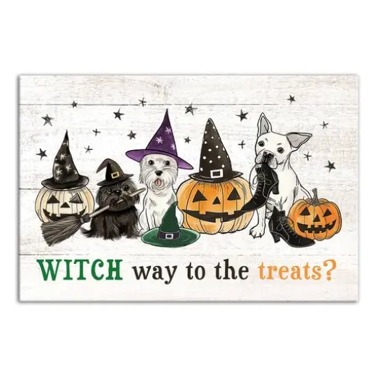 Witch Way to Treats 18" x 12' Canvas Wall Art {1}