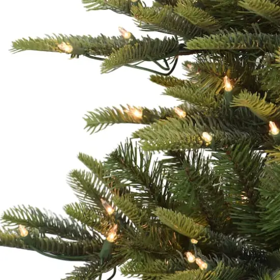 4.5ft. Pre-Lit Aspen Fir Artificial Christmas Tree, Clear Lights {4}