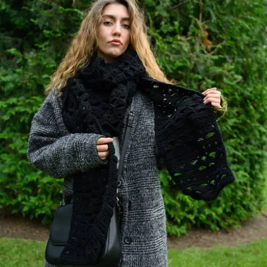 3 Pack Lion Brand&reg; Wool-Ease&reg; Recycled Solid Yarn Charcoal {5}