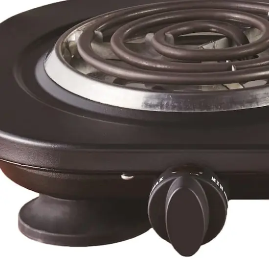 Brentwood Black 1,500 Watt Double Electric Burner {4}