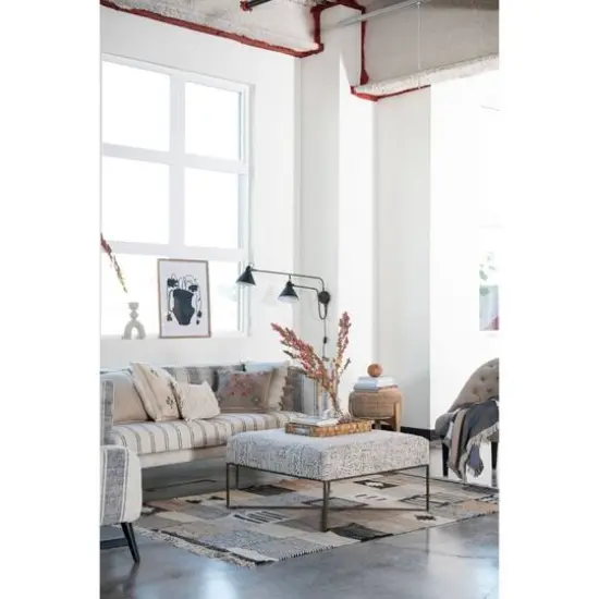 Hello Honey® 5ft. Black Modern 2-Light Metal Articulating Wall Sconce {3}