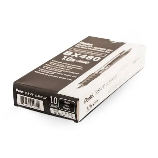 R.S.V.P.&reg; Super RT Retractable Ballpoint Pen, 12ct. Black {5}