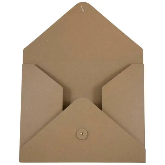 JAM Paper Natural Kraft Button and String Tie Portfolio 9.5" x 12.25" {5}