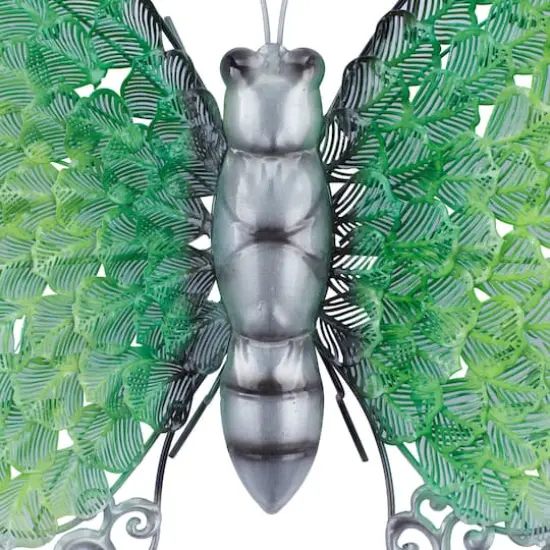 Green Metal Eclectic Wall Decor, 21" x 21" x 2" {4}