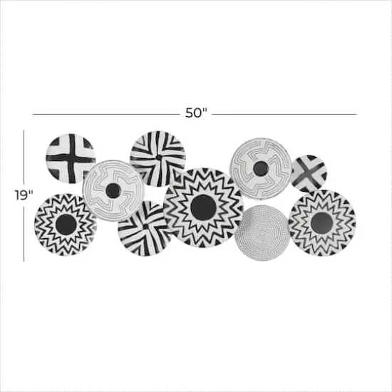 50" Contemporary Abstract Metal Wall D&eacute;cor {6}