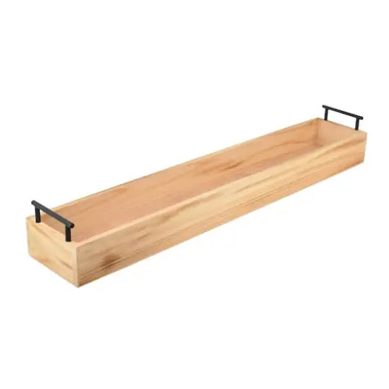 29" Long Wood Tray with Handle by Ashland&reg; {3}