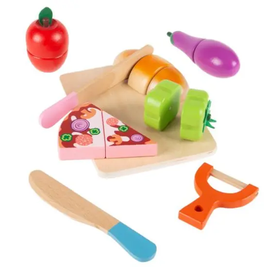 Toy Time Wooden & Magnetic Pretend Play Food Set {4}