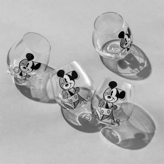15oz. Disney&reg; Mickey Mouse Stemless Wine Glasses, 4ct. {5}