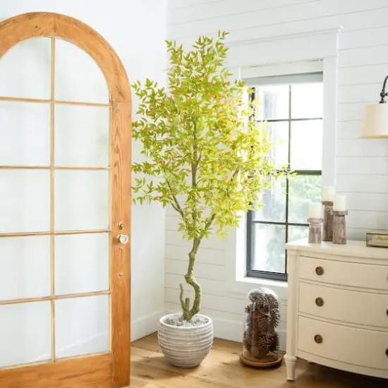 7ft. Autumn Nandina Artificial Fall Tree {9}