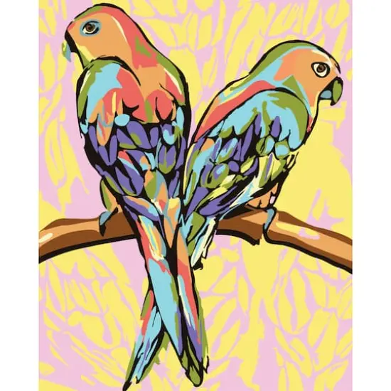 Parrots Paint-by-Number Kit by Artist's Loft&reg; {1}