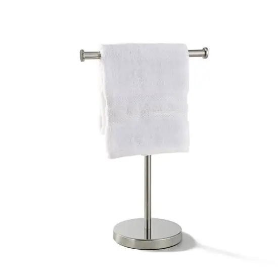 SunnyPoint 17" Silver Heavy Weight Hand Towel Rack & Accessories Jewelry Stand {3}