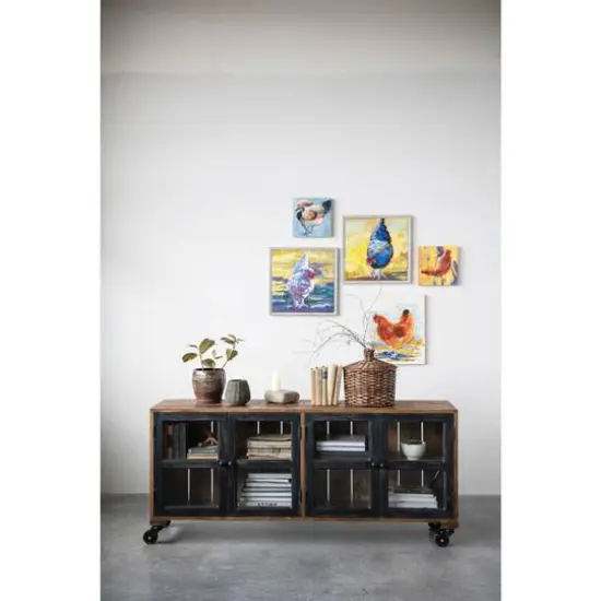 Hello Honey&reg; 5.5" Gray Hand-Woven Jute & Glass Votive Candle Holder {8}