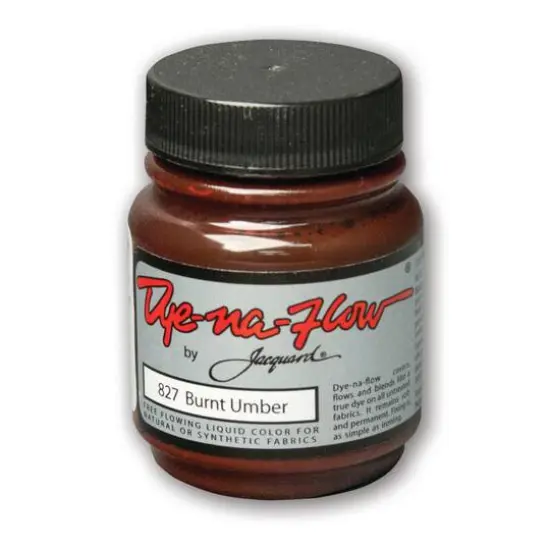 Jacquard Dye-Na-Flow Fabric Color, 2.25oz. Burnt Umber {1}