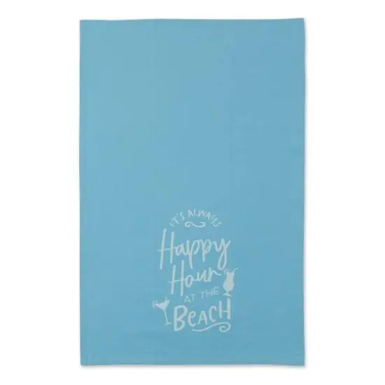 DII&reg; Beach Happy Place Printed Dishtowel Set {6}
