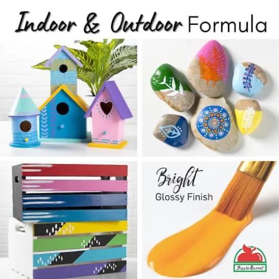 Apple Barrel&reg; Gloss Acrylic Craft Paint 16 Color Set {5}