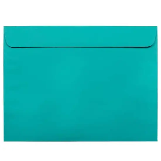 JAM Paper 9" x 12" Booklet Envelopes, 25ct. Sea Blue {1}