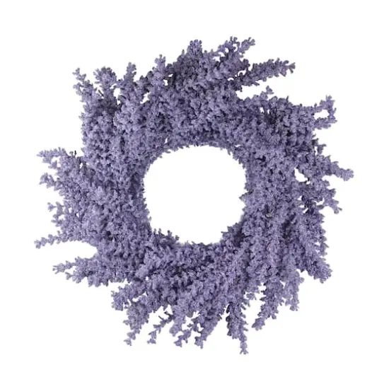 16" Purple Wisteria Spring Wreath {1}