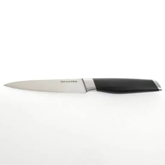 Kenmore&reg; Pro Truman 6-Piece Black High Carbon Stainless Steel Cutlery Set {9}