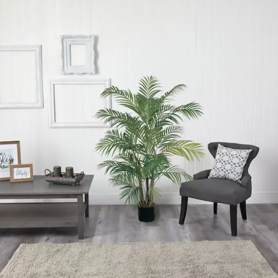 4ft. Potted Areca Silk Palm Tree {9}