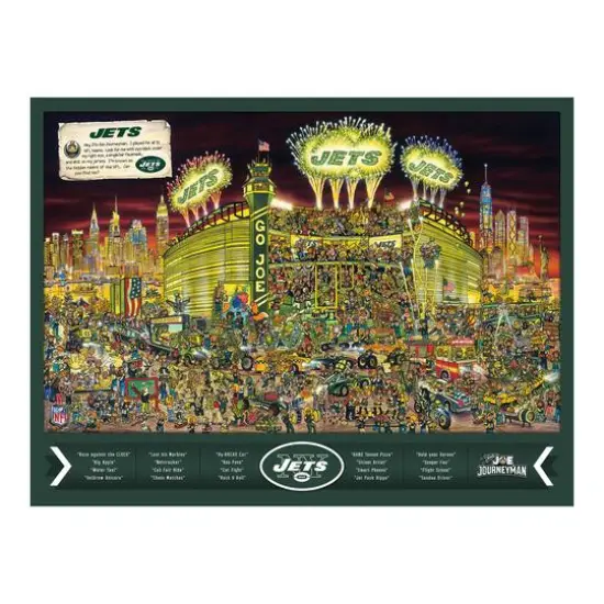 Joe Journeyman NFL 500 Piece Jigsaw Puzzle New York Jets {6}