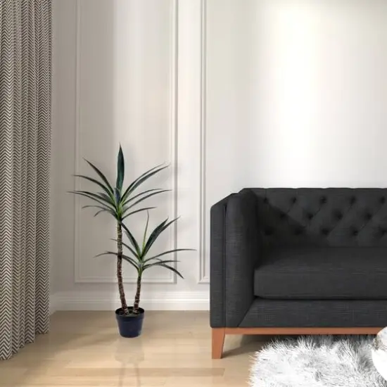 3.6ft. Potted Artificial Green Yucca Tree {3}