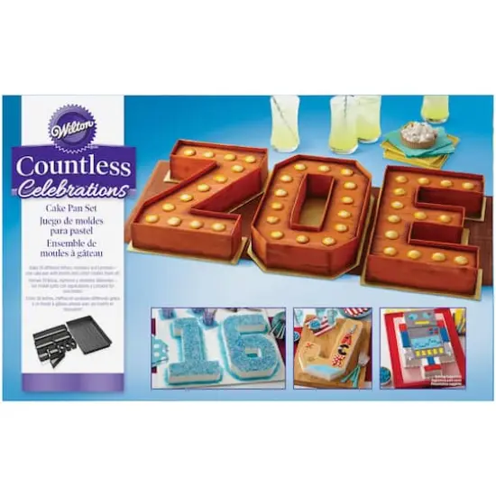 Wilton&reg; Countless Celebrations&trade; Letters & Numbers Cake Pan Set {1}