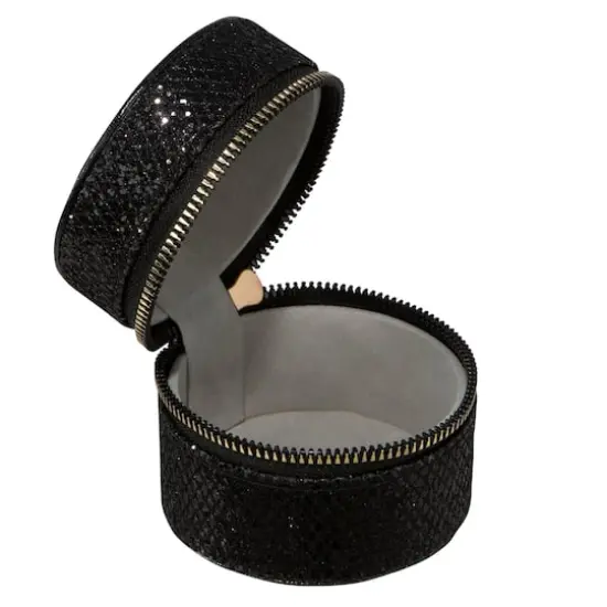 Ruby + Cash Black Circle Travel Jewelry Accessory Organizer {3}