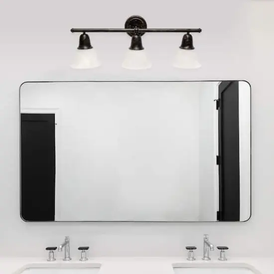 Lalia Home Essentix Oil Rubbed Bronze 3 Light Alabaster Vanity {3}