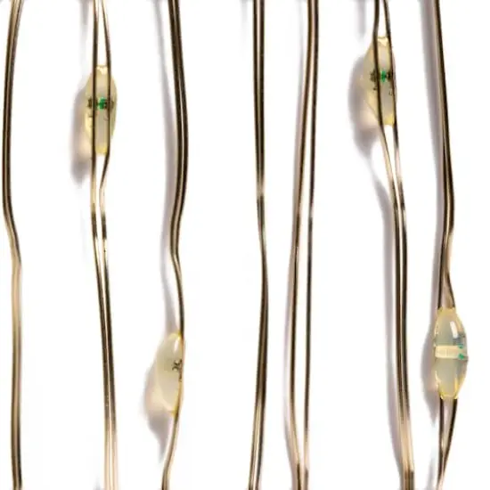 40ct. Blue Silver Wire LED String Lights by Ashland&reg; {4}